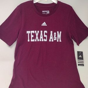 Adidas Boy's NCAA Go-To Tee Short Sleeve Shirt